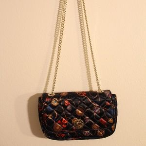 Zara Woman Navy Quilted Crossbody 🌹